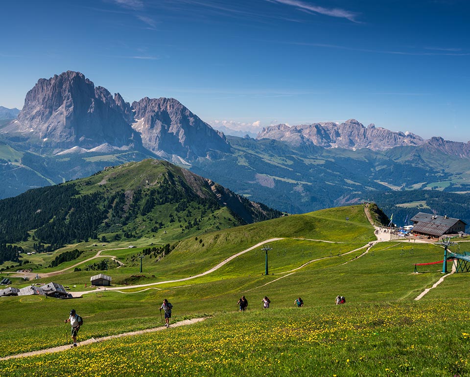 Wandern - Wandervorschläge und Touren - Seceda in St. Ulrich in Gröden in den Dolomiten