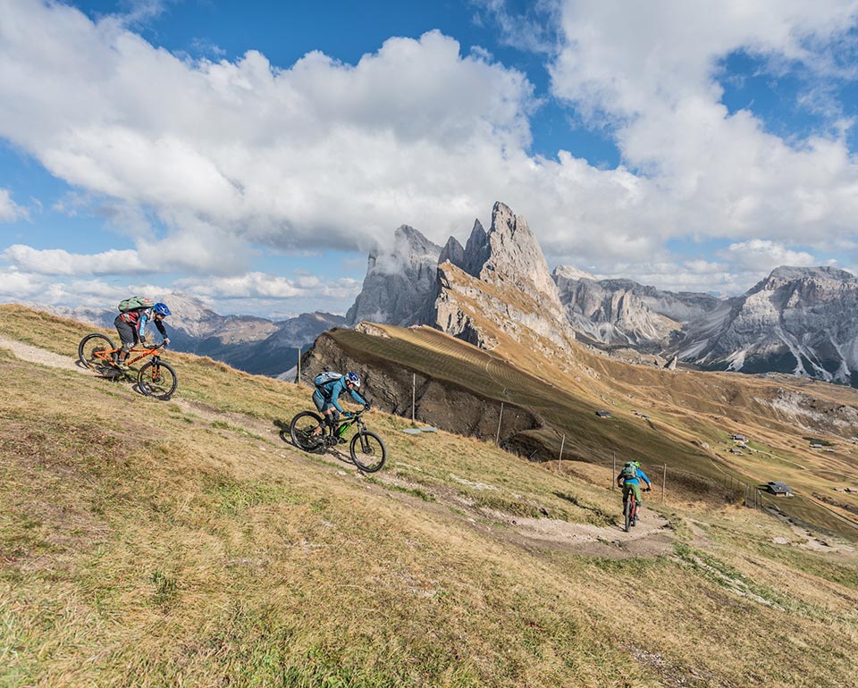 Bike shop & rental Seceda in Ortisei in Val Gardena in the Dolomites