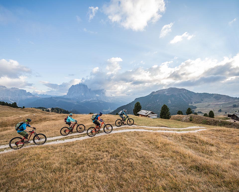 Bike shop & rental Seceda in Ortisei in Val Gardena in the Dolomites