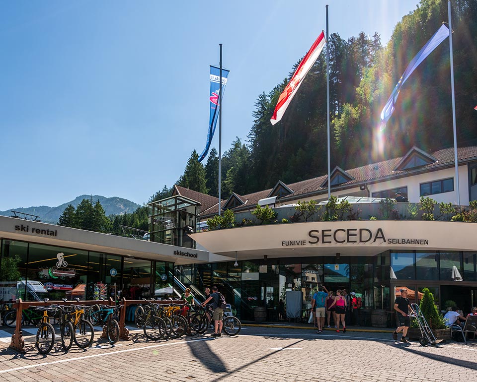 Liftanlagen - Seceda in St. Ulrich in Gröden in den Dolomiten