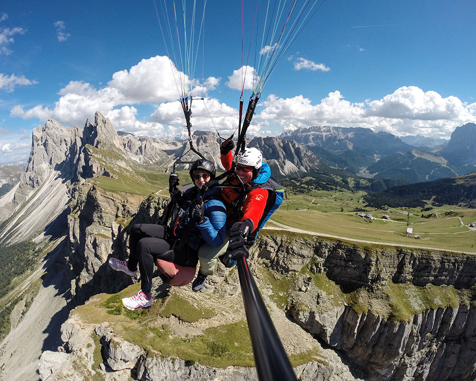 Paragliding - Seceda - Ortisei Val Gardena