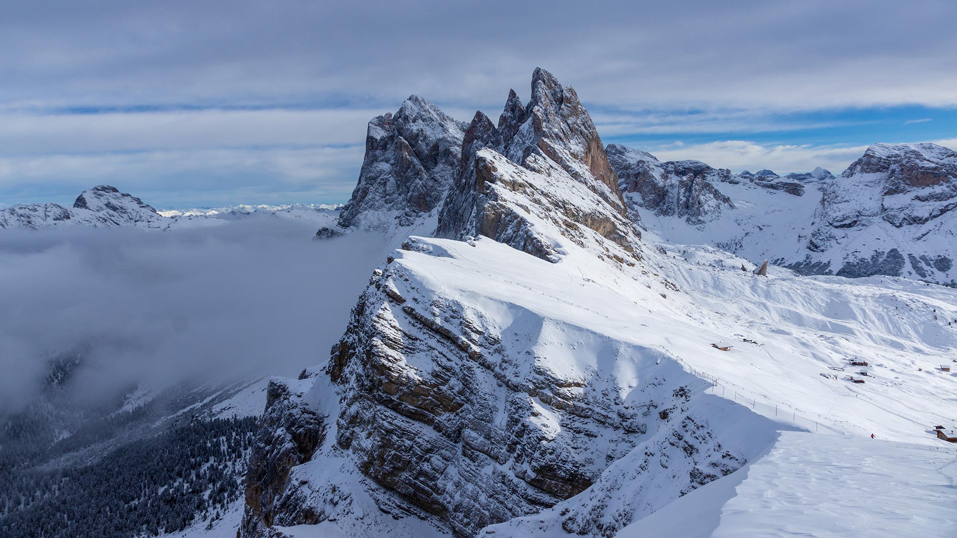 Winter - Seceda Cableways AG - Ortisei in Val Gardena - Dolomites - South Tyrol